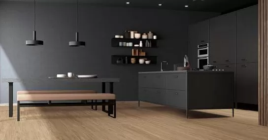 Керамогранит Etic Wood Moca MAT 120x20