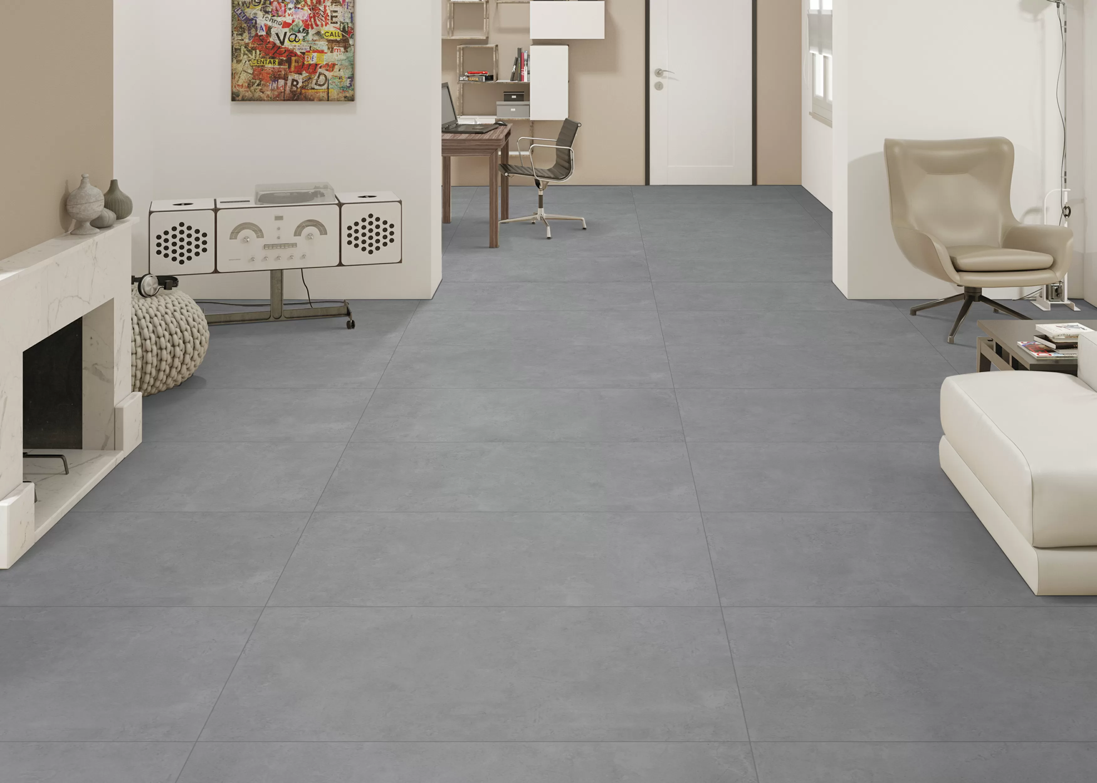 Керамогранит NTT996000M Zett Bianco Mat 60x60