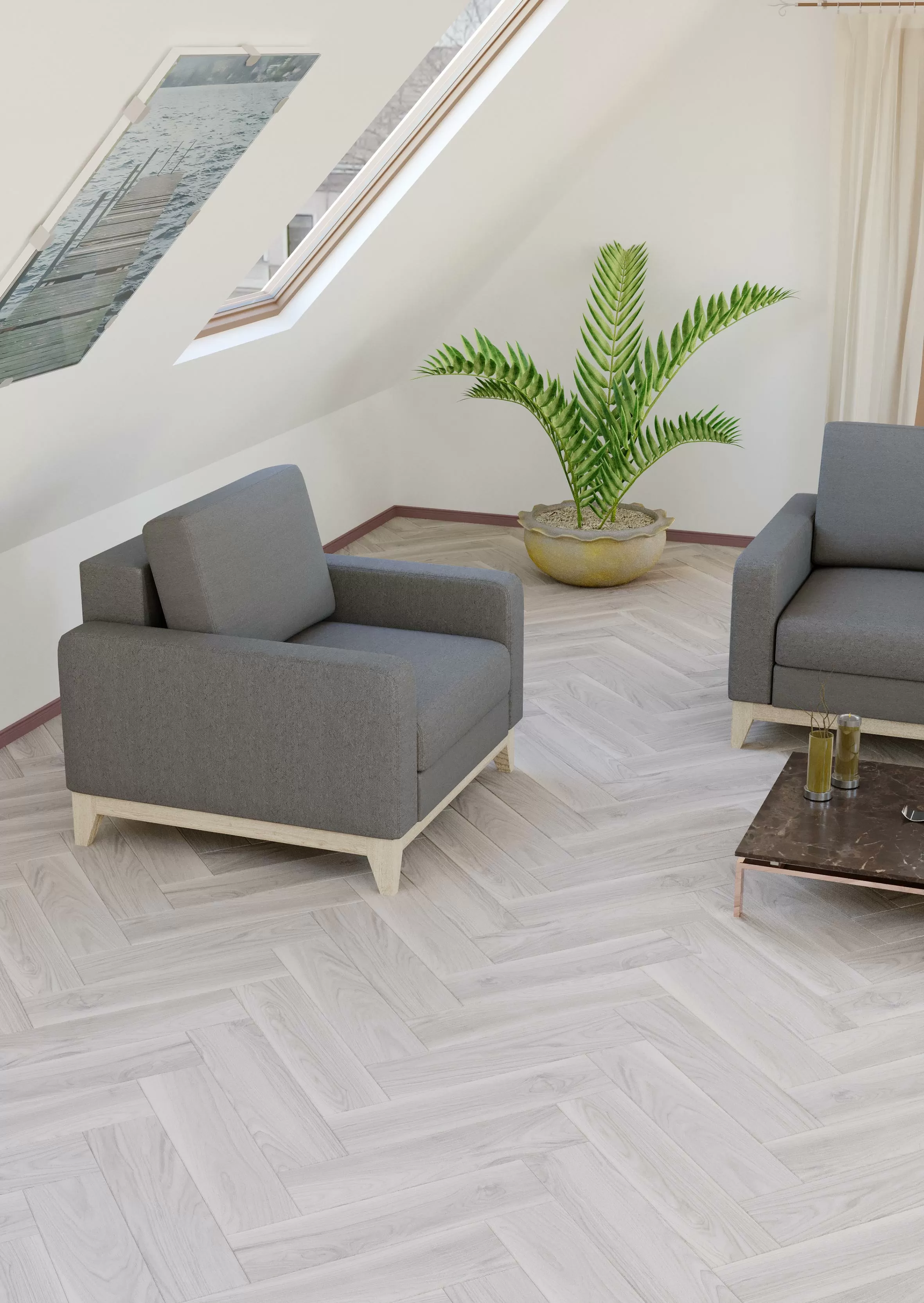 Керамогранит Magnolia бежевый 15х60