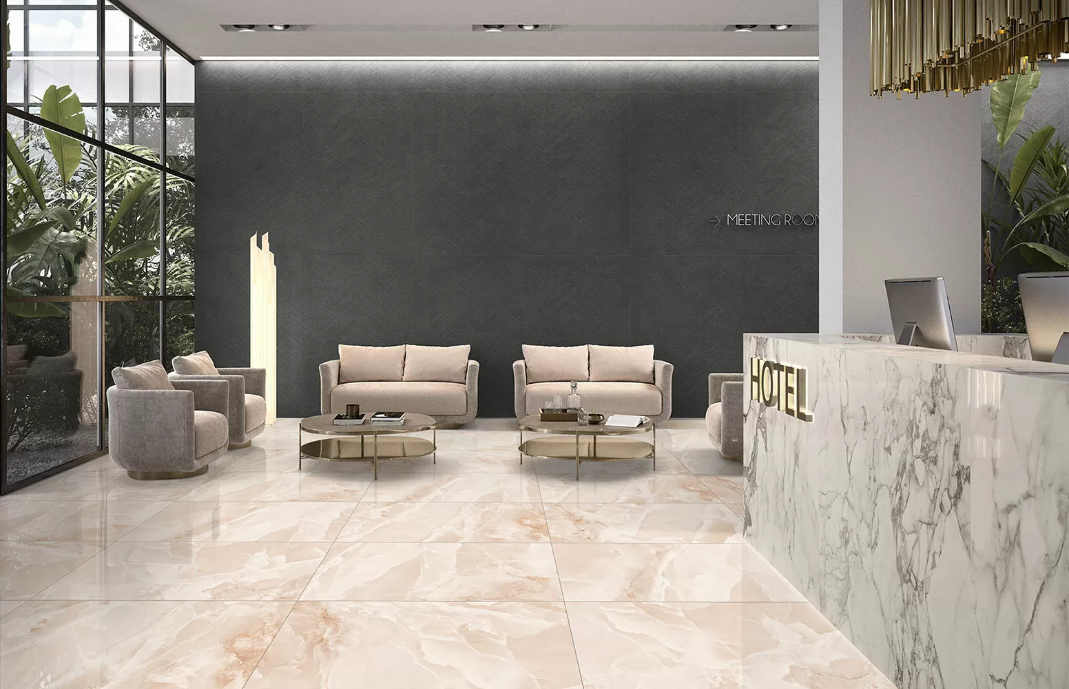 Керамогранит Dover Light Polished 60х120