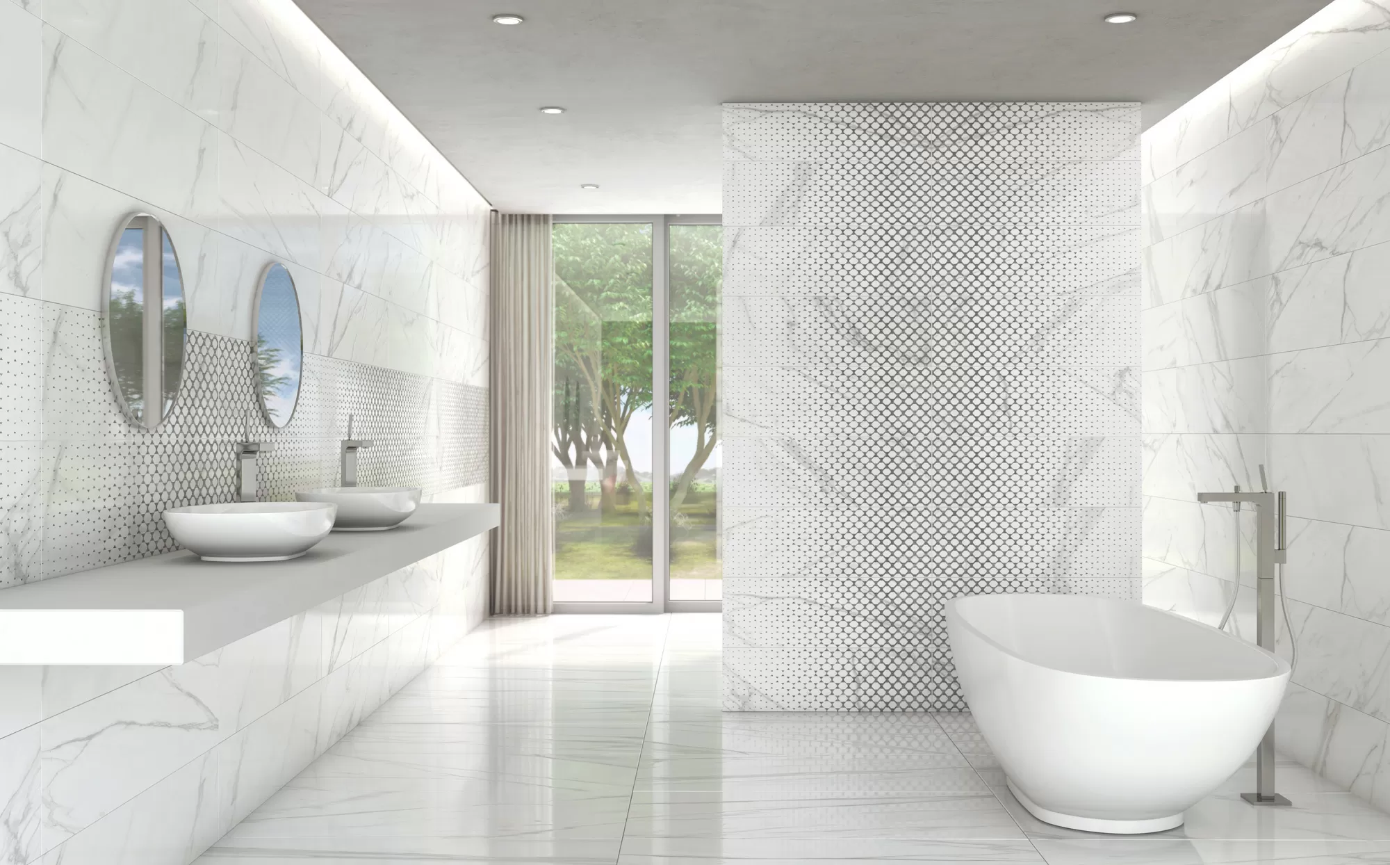 Керамогранит VARENNA CARRARA PUL. 6mm 120x260