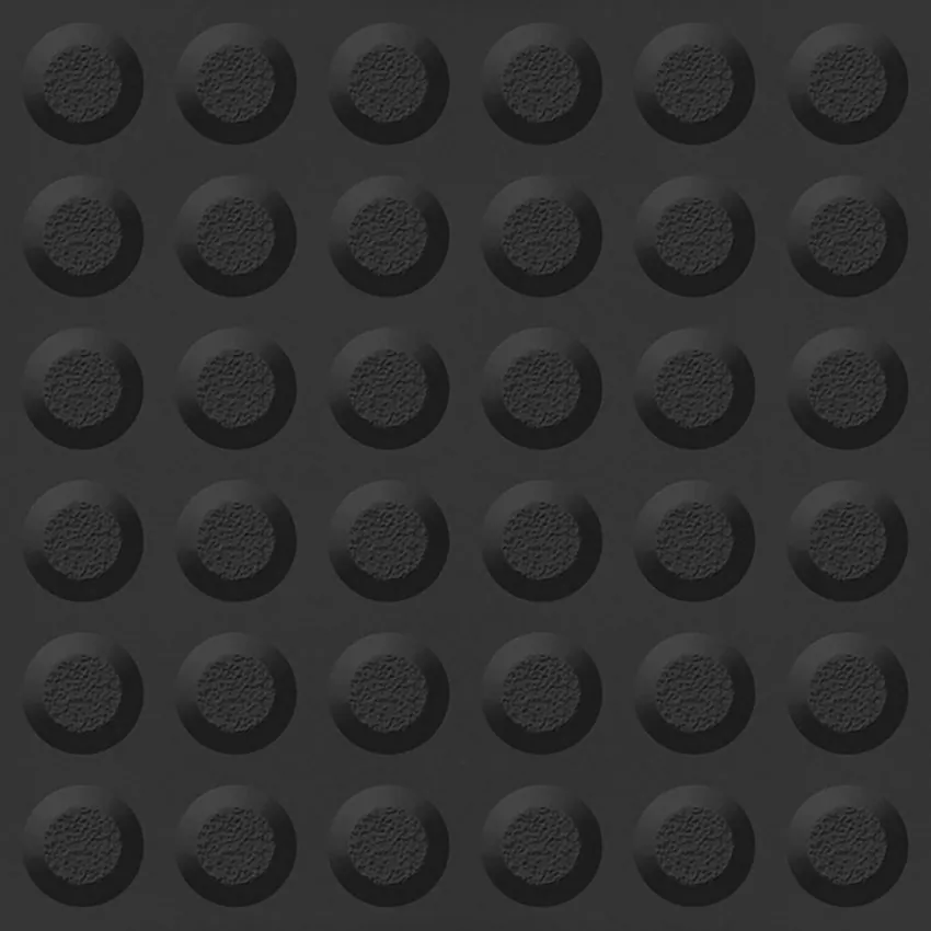 Керамогранит ANB110 Avenue Bobbles Black конус чёрный Тактильный рект. 30x30x15