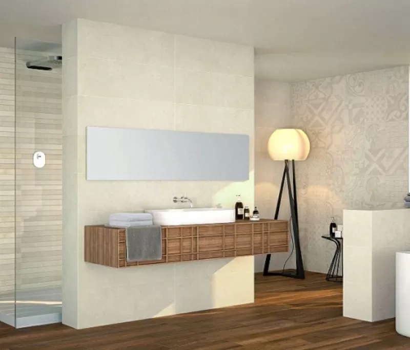 Плитка 9515 RECT. DECOR BLANCO 30x90