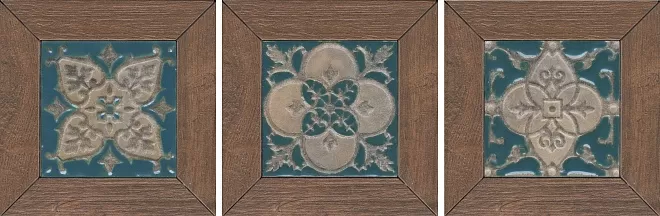 Керамогранит ID59 Меранти беж темный мозаичный 13х13