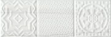 Плитка Belvedere Relieve Blanco 10x30