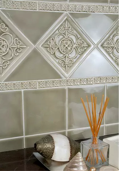 Плитка ADST4021 RELIEVE PONCIANA SILVER SANDS 3X19.8