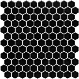 Мозаика HG143 Hexagon Mosaic Black 2,65 30x30