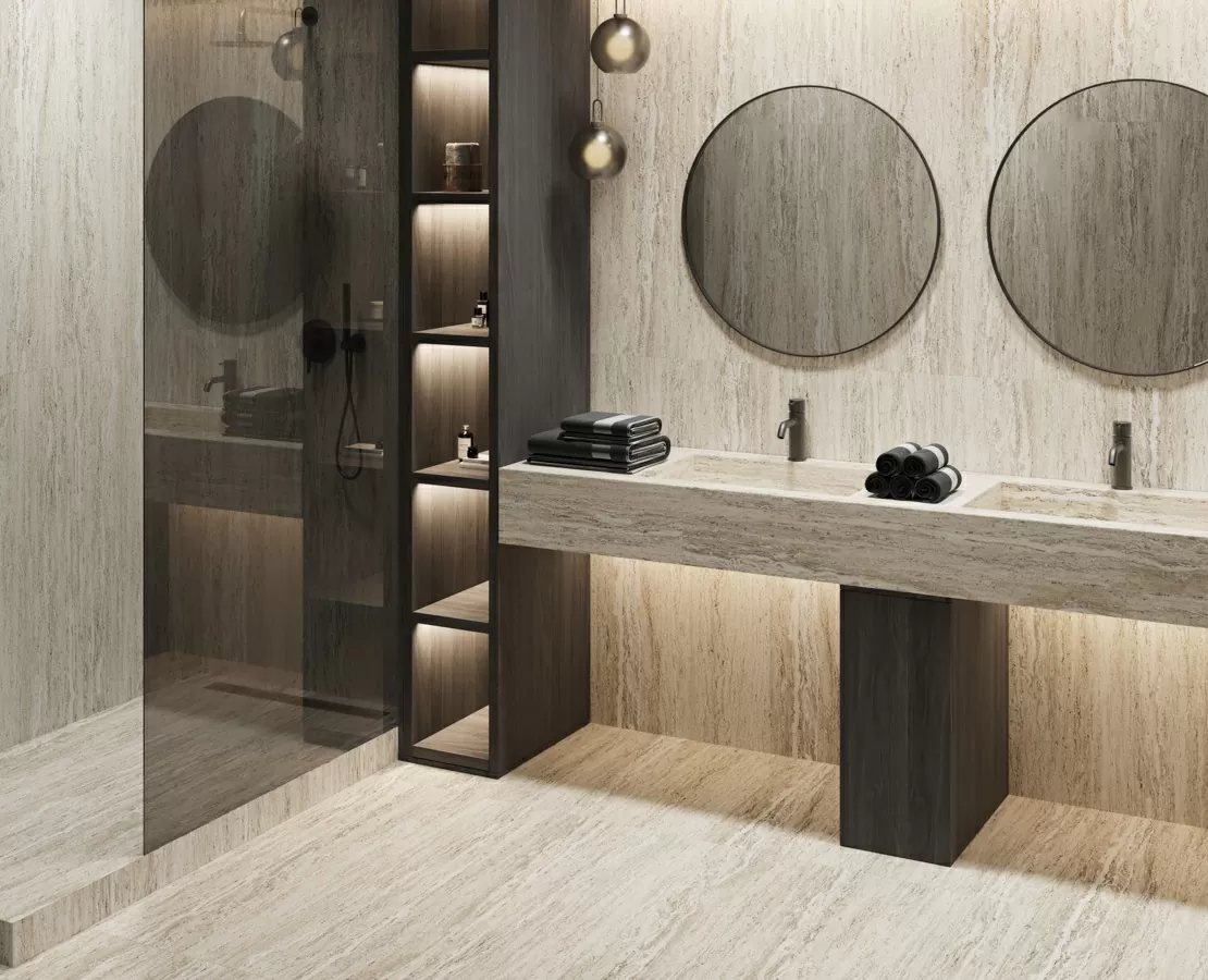 Керамогранит S4433C Pietra Bianco Carving 60x120