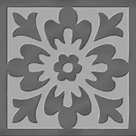 Керамогранит 600090000324 Вставка Charme Evo Tozzetto Lady SILVER 7,2x7,2