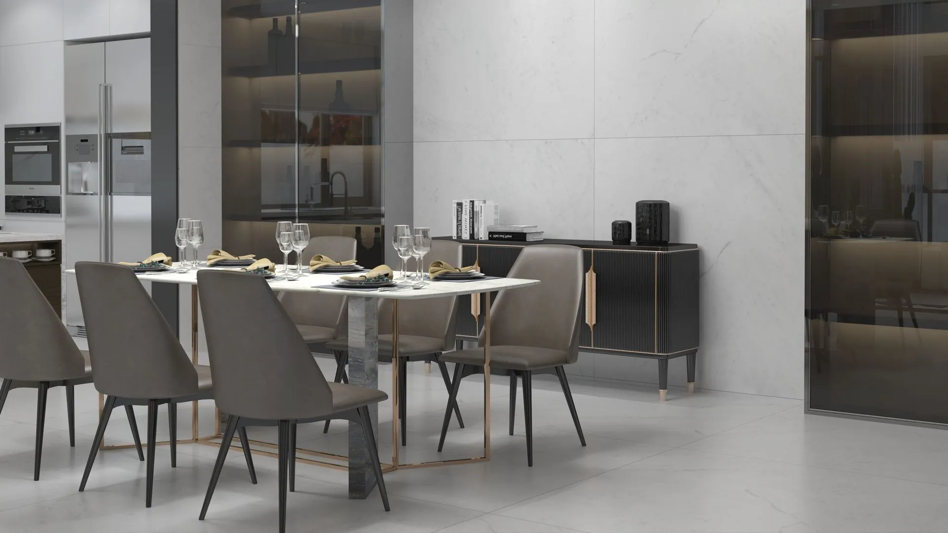 Керамогранит N12003 Venus Bianco Polished 60x120