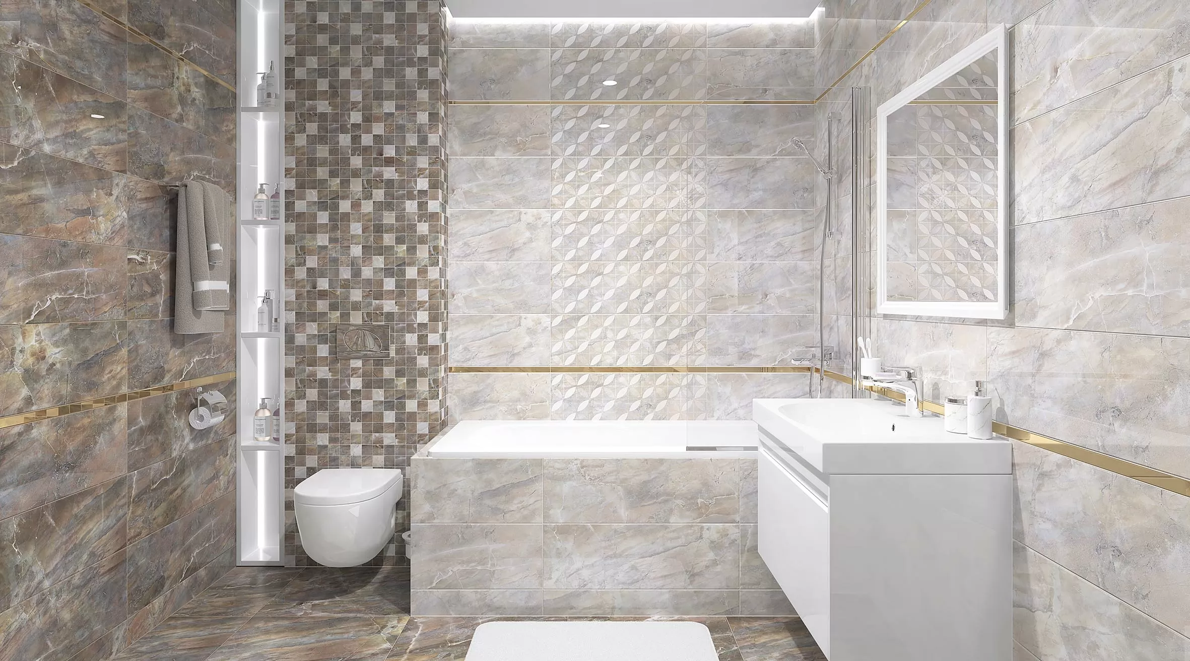 Керамогранит RI 0056 Rich коричневый 60х60