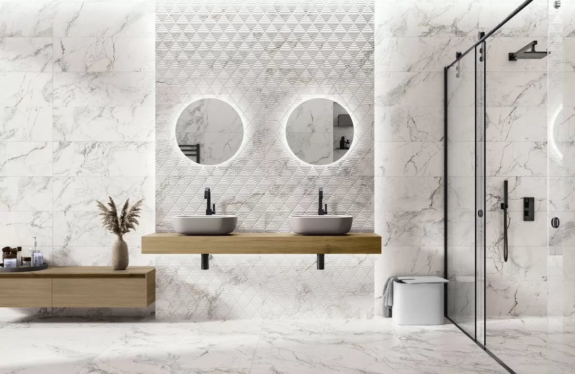 Плитка 9547 Iguazu White 30x90