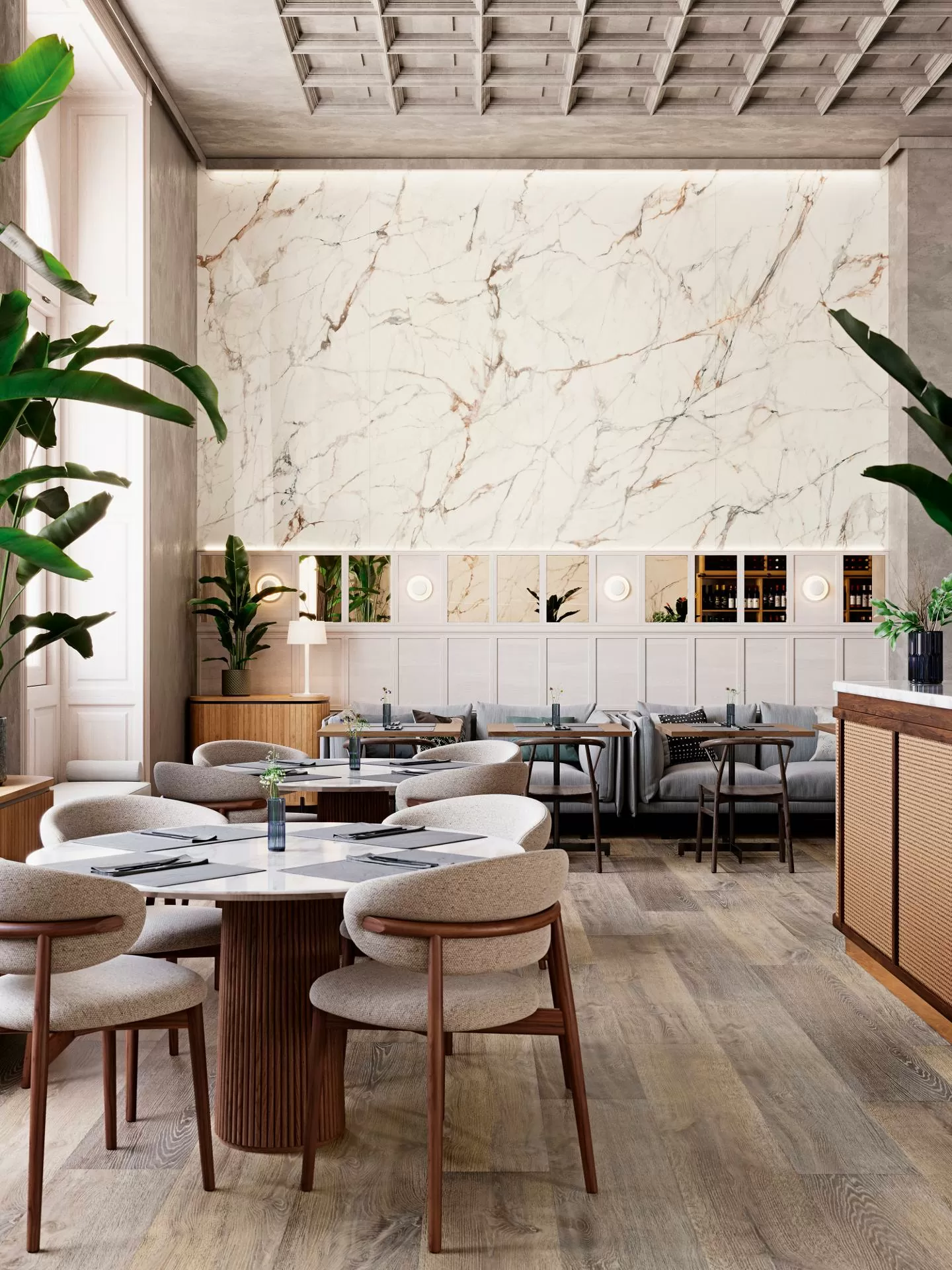 Керамогранит 100347969 Bruselas Walnut 19.3х180