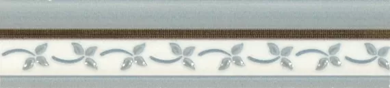 Плитка Orleans Moldura Tarragone Gold Aqua Marine 4*15