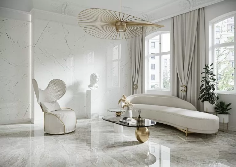 Керамогранит Marmo Thassos White Rect R9 59,7х119,7