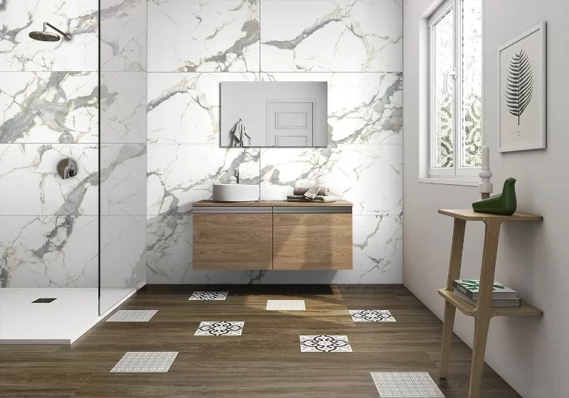 Керамогранит Andes Blanco Gold Blue sugar 60x120