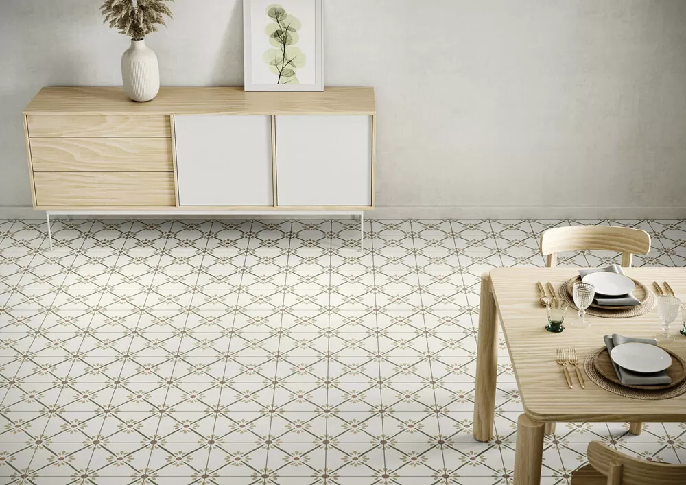 Керамогранит 37788 Provenza Green Flower/22,3 22,3x22,3