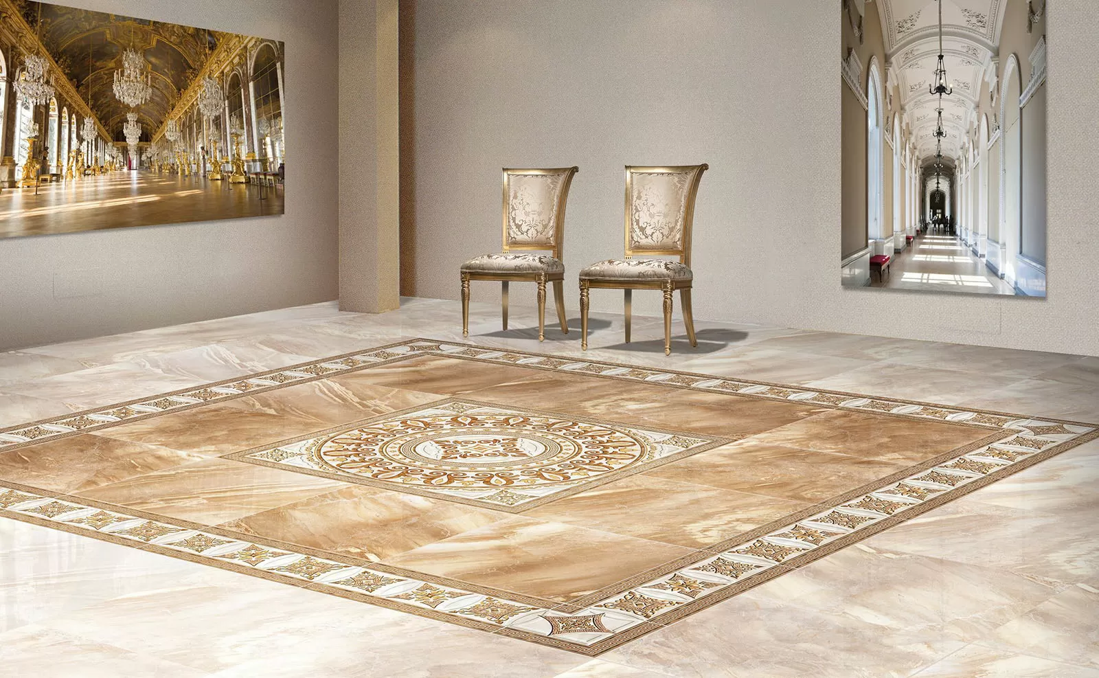 Плитка LEGEND MARRON 45*45