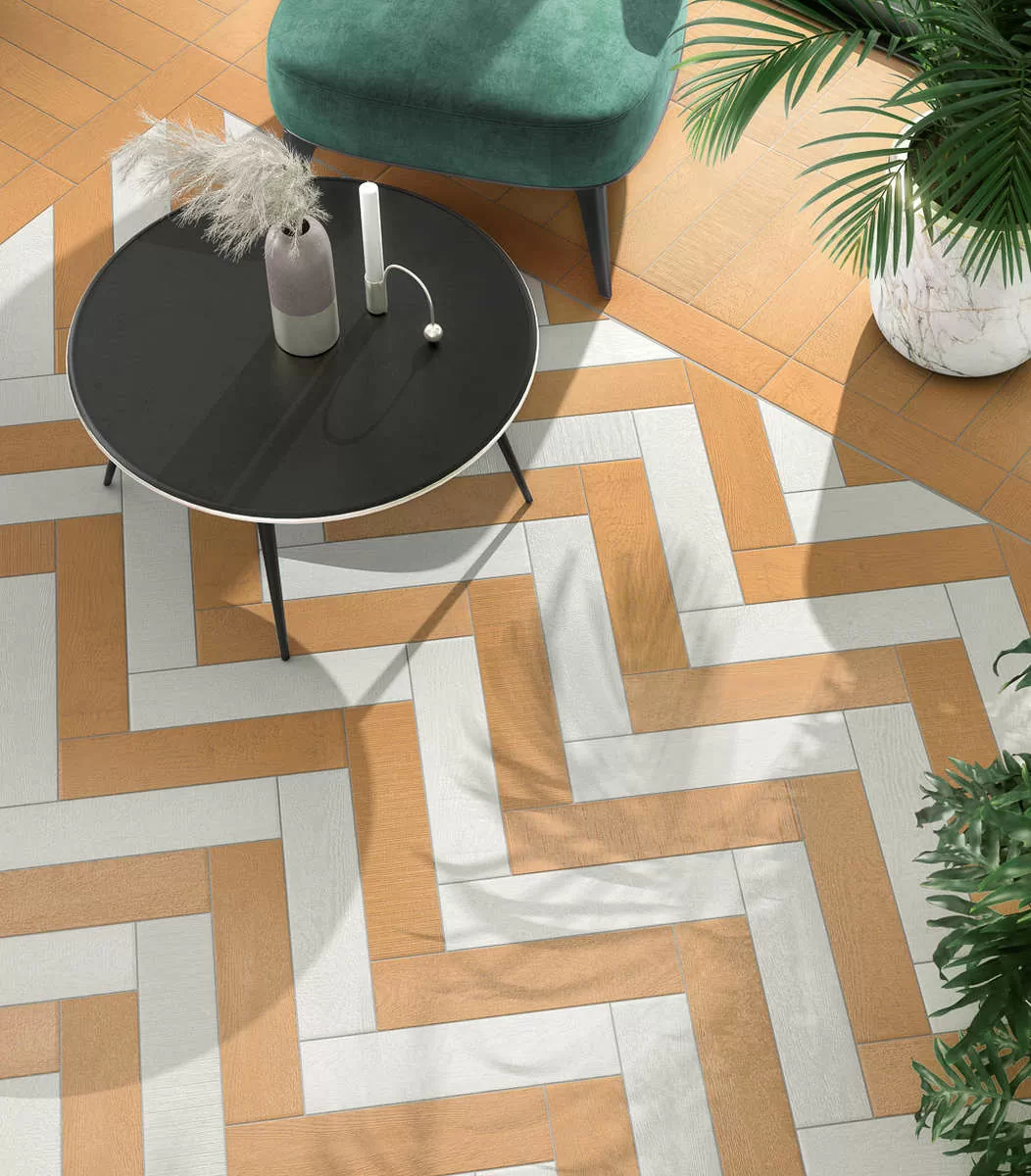 Керамогранит SG403000N Паркетто белый 9.9*40.2