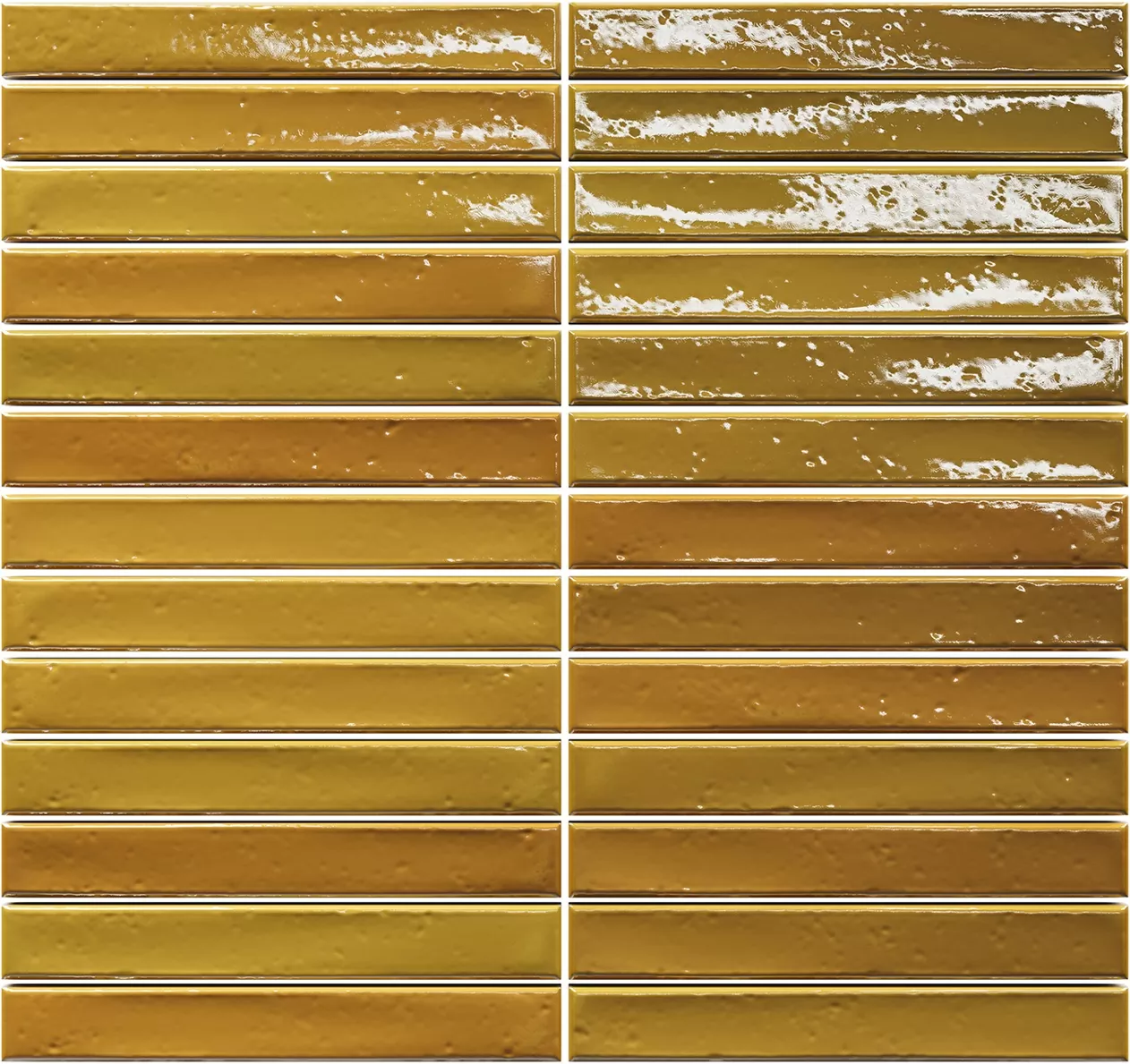 Мозаика Short Stick Mustard Crackle 29,2x29,5