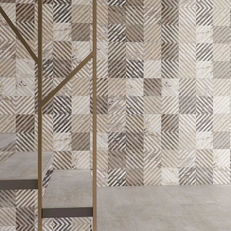 Мозаика K9498838R001VTE0 Marble-Stone Мозаика Белый Матовый-Лаппато Ректификат 30x30