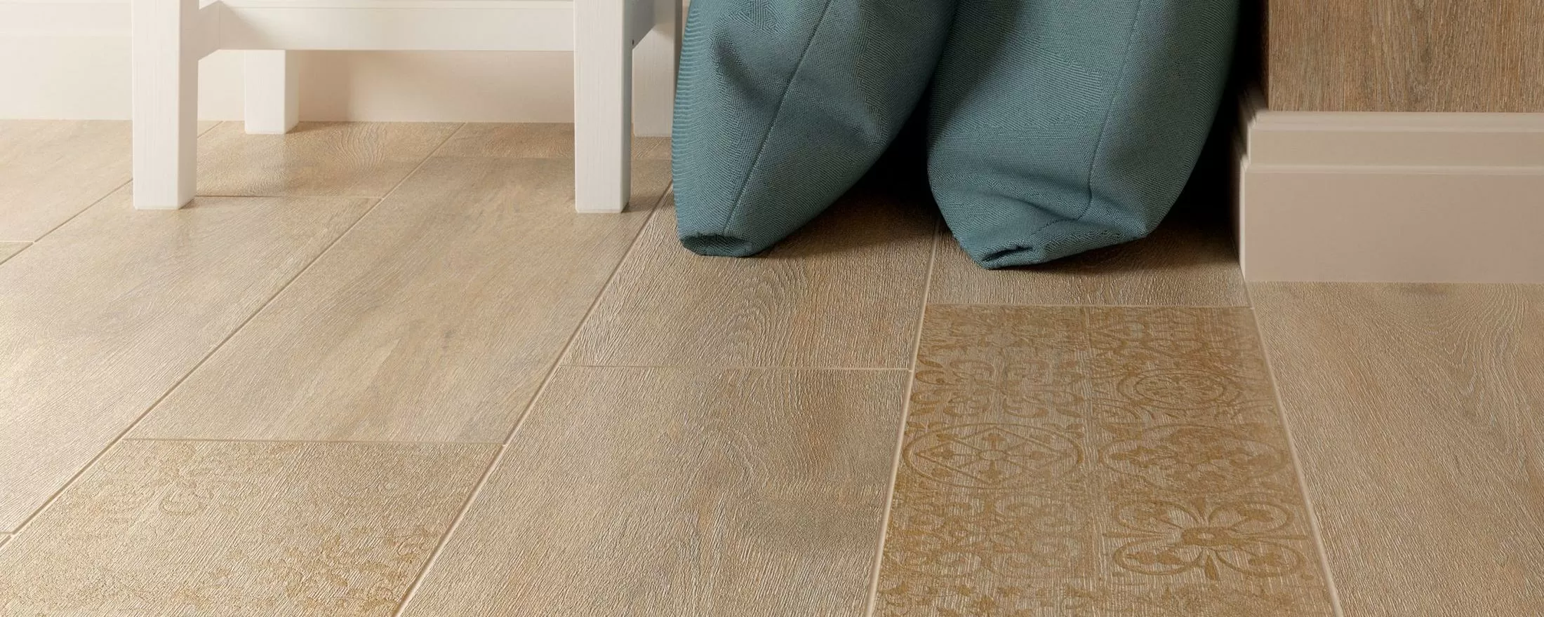 Керамогранит 3606-0020 Венский лес декор белый 19,9х60,3