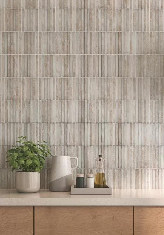 Плитка Brick Raku Grey 35x35