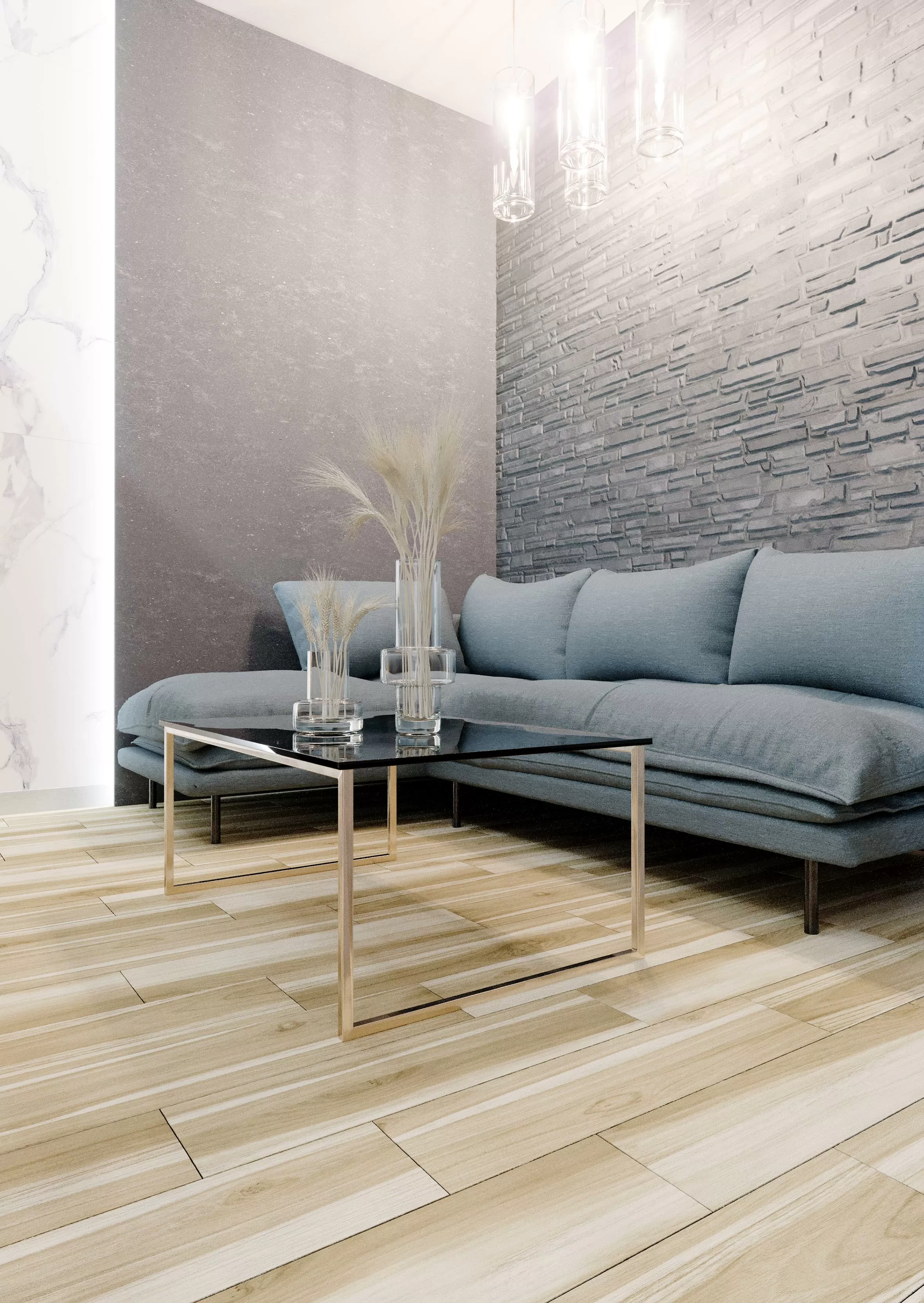 Керамогранит Apricot бежевый 15х60