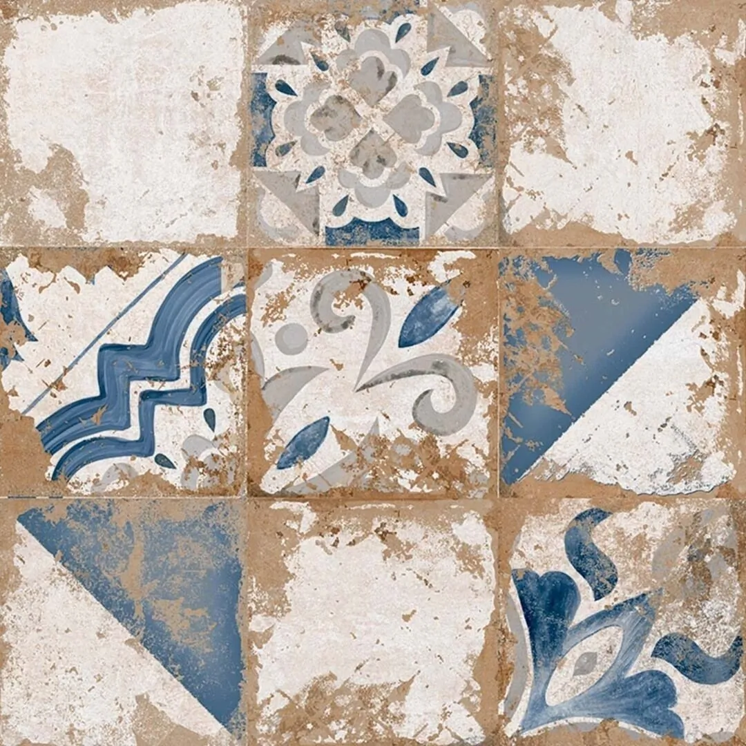 Керамогранит Memory 7 Azul Brillo 58x58