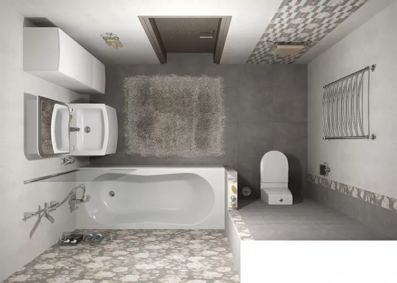 Керамогранит Fiori Grigio светло-серый 6246-0066 (6046-0196) 45х45