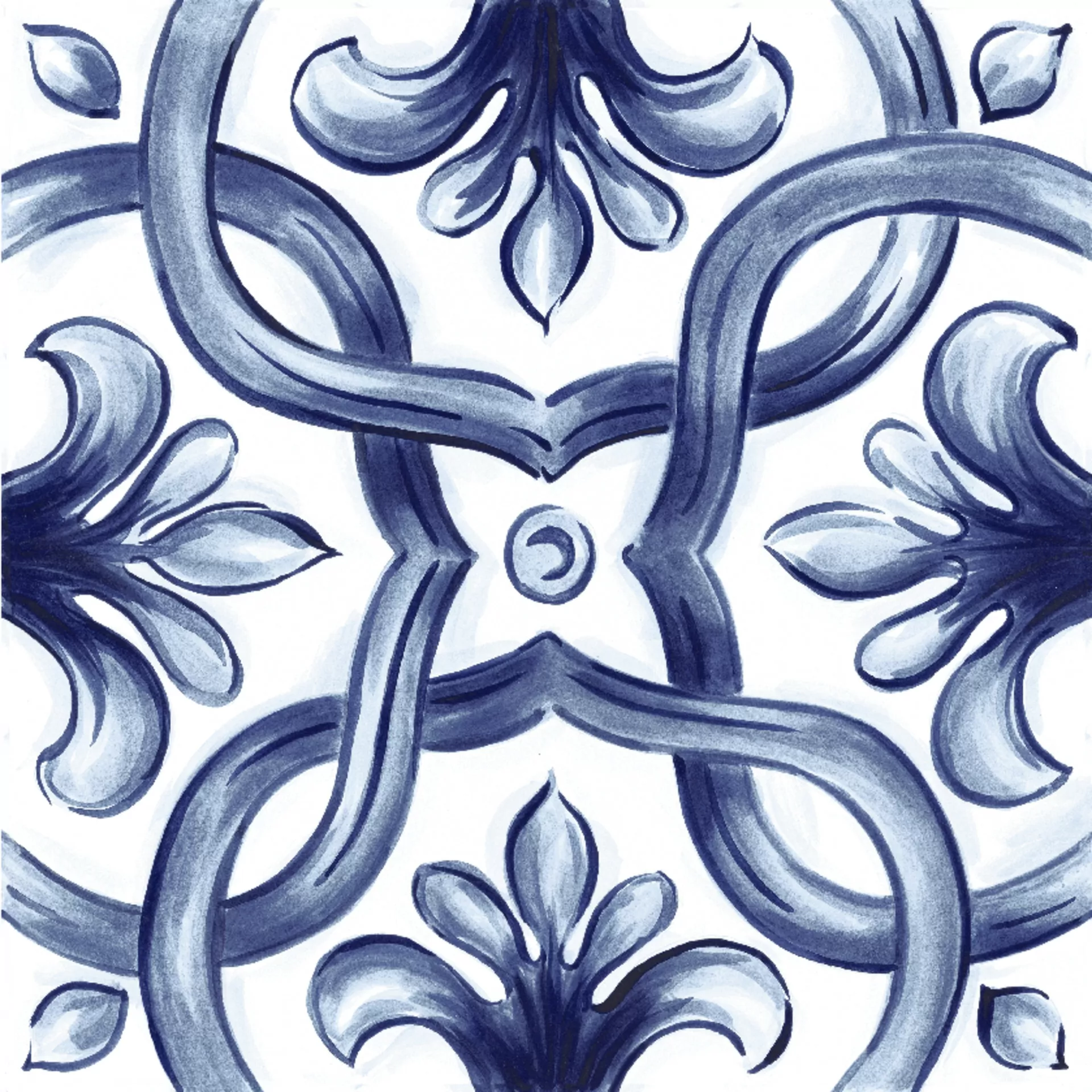 Керамогранит RC8H Amuri Decoro Maiolica Tappeto 2 Glossy RT 20х20