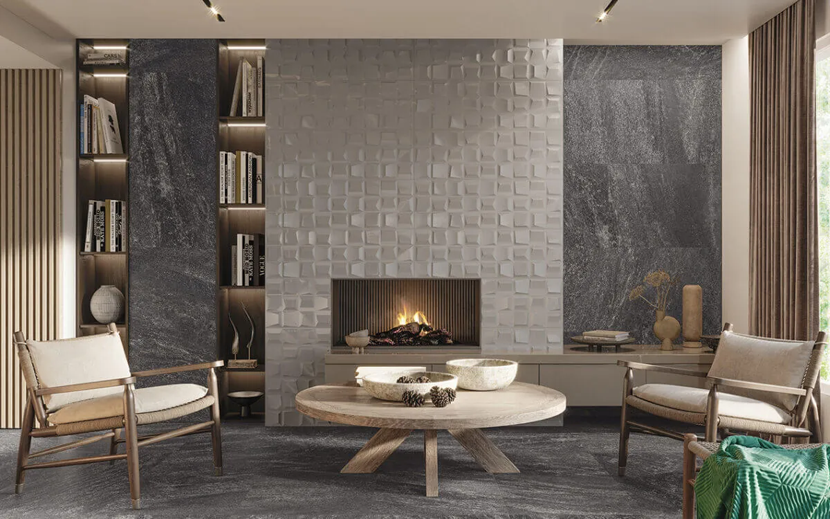 Керамогранит Slate Stone White RC Lap 100x100
