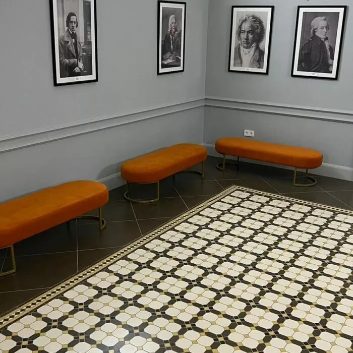 Керамогранит Бордюр Лаура (19/37/10/08/01) 27.9x17.2