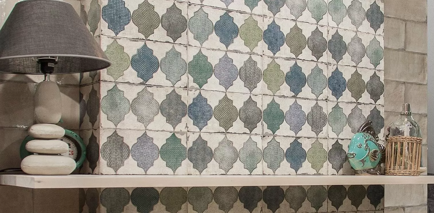 Плитка PT02551 Esenzia Fabola Green Mix 15x30