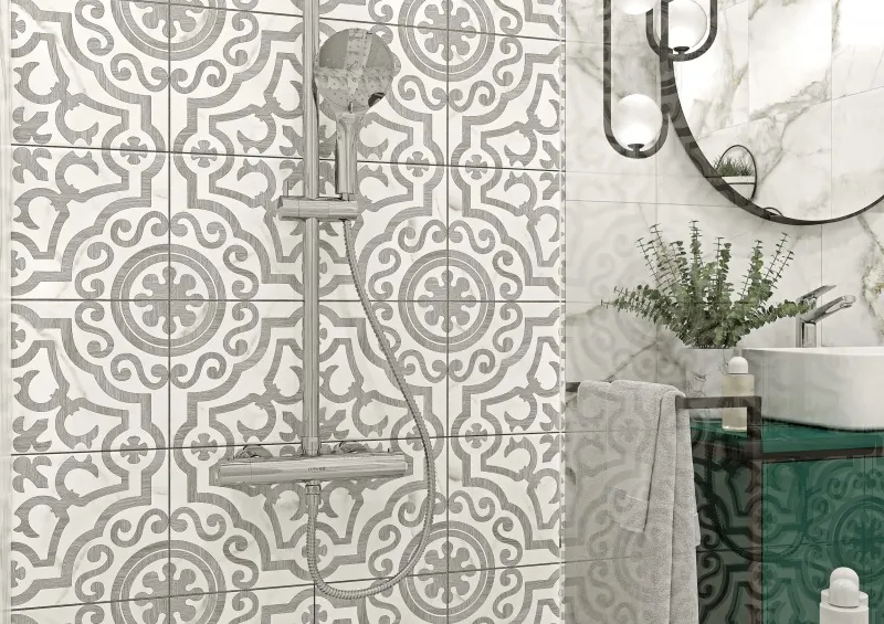 Керамогранит A16008 Siena белый 42x42