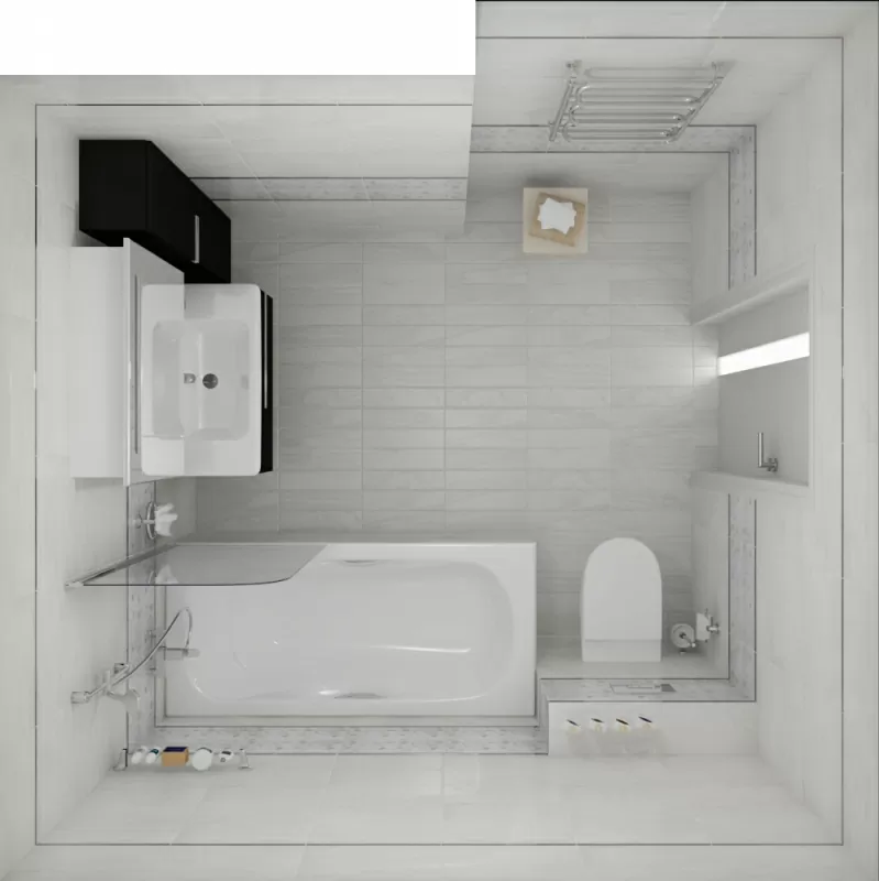 Керамогранит Frame белый 40х40