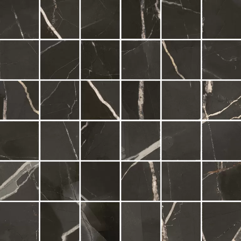 Мозаика 610110001141 Stellaris Absolut Black Mosaico 30x30