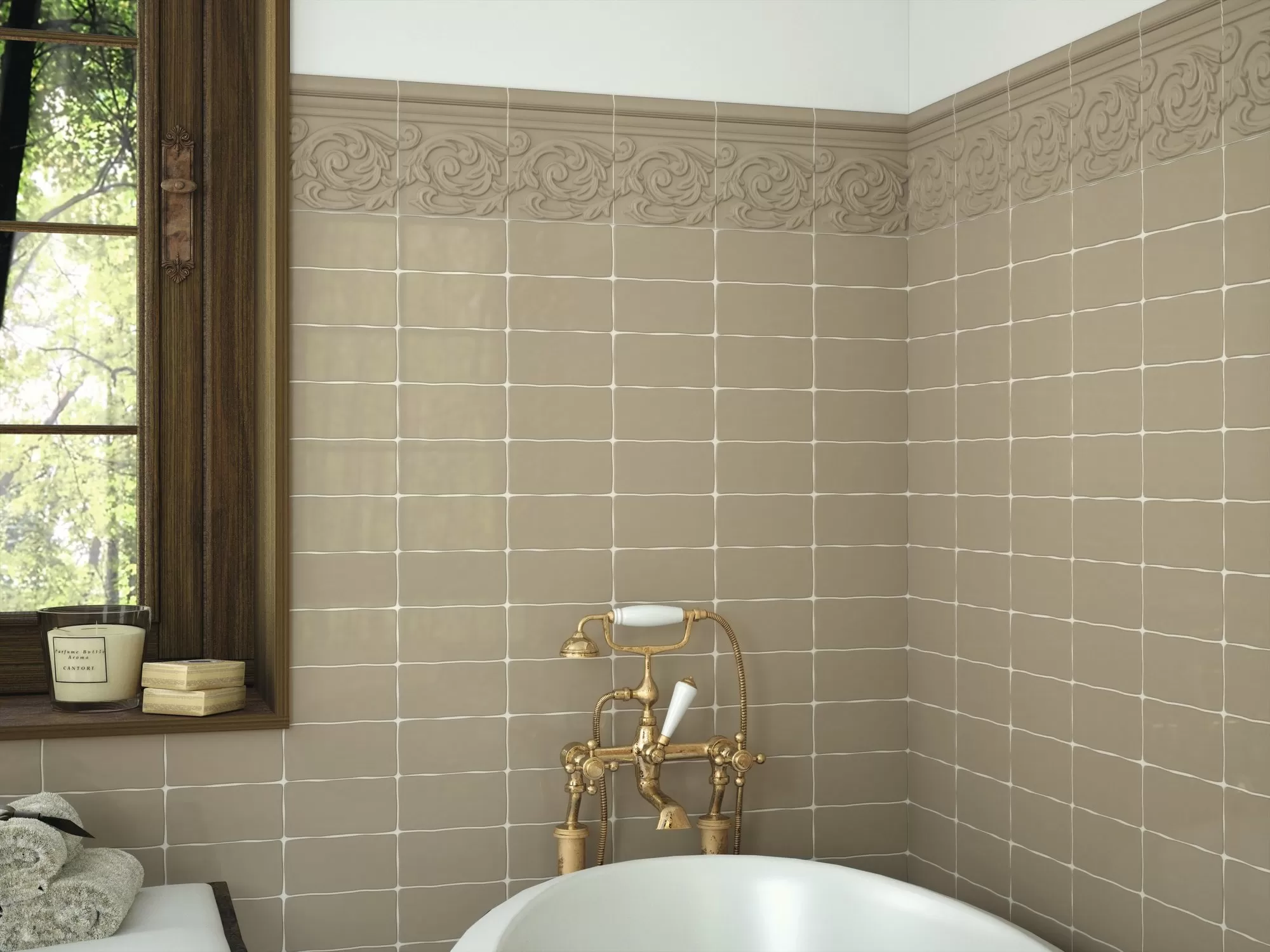 Плитка ANG.EXT.MOLDURA VINTAGE LAKE 3x5