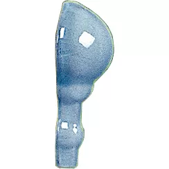 Плитка ADCO5189 AngMoldura Italiana PB N3 C/C Azul Oscuro 5x2.3