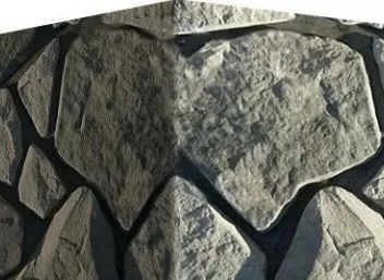 Искусственный камень 600-85 Рутланд угол 6,5-10 x 14,5-19 x 14,5-28