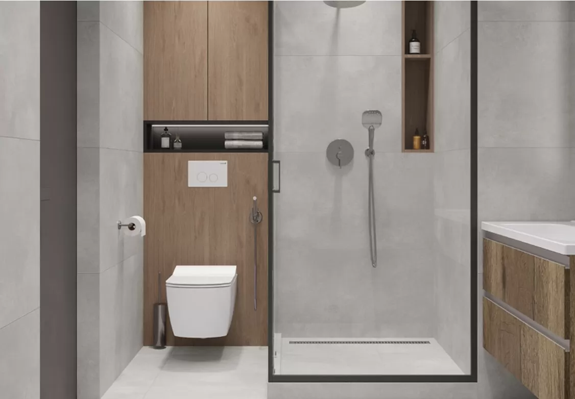 Керамогранит Concrete Courage Grey Серый Матовый 60х120