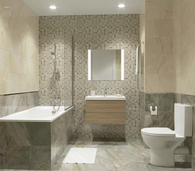 Керамогранит K-103/LR/p01 GENESIS GREY LR 7,6х60