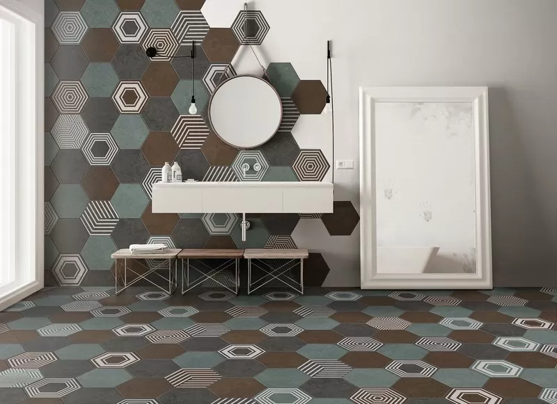 Керамогранит Pier17 Hexa Zinc 23,2x26,7