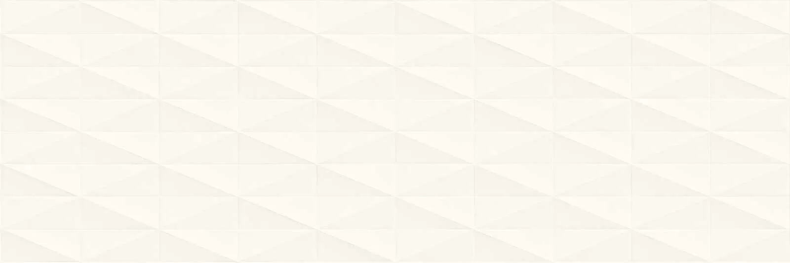 Плитка M1AA Eclettica White Struttura Diamond 3D Rett 40x120