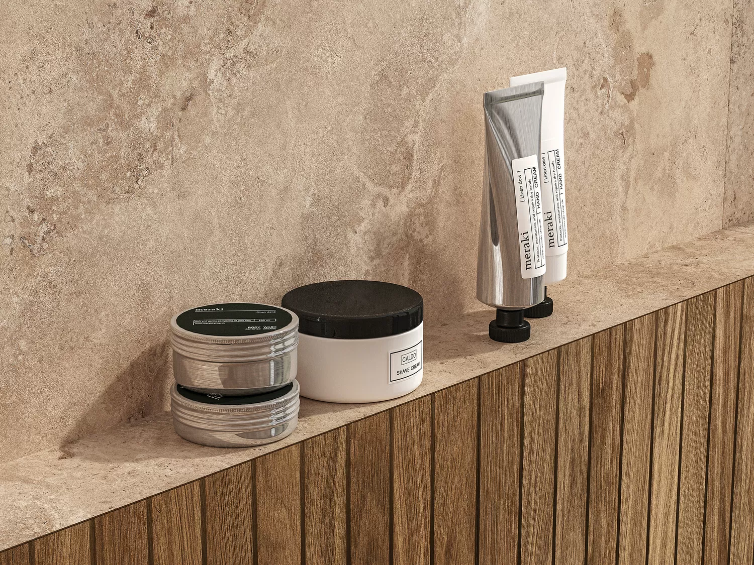 Керамогранит 17773 Asher бежевый рельеф ректификат 44.8х89.8