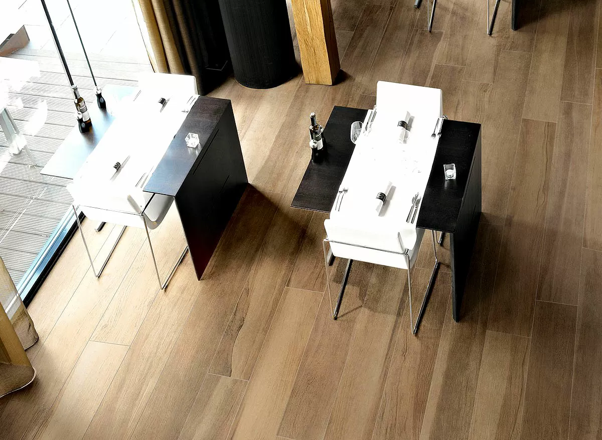 Керамогранит XW01L9 Maxiwood Living Rovere Bianco Lap Ret 15x90