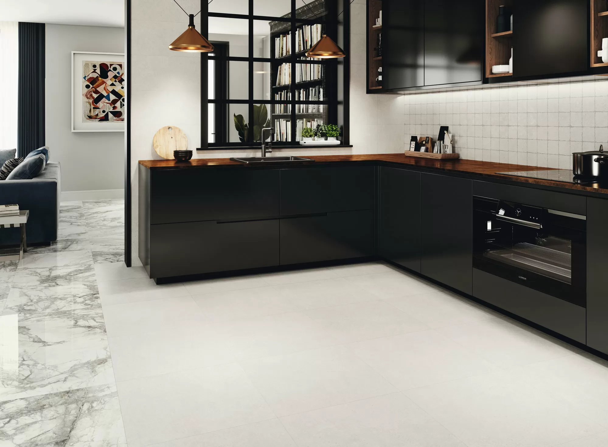 Керамогранит A034360 Travertino Brescia Mat Rect 60x60