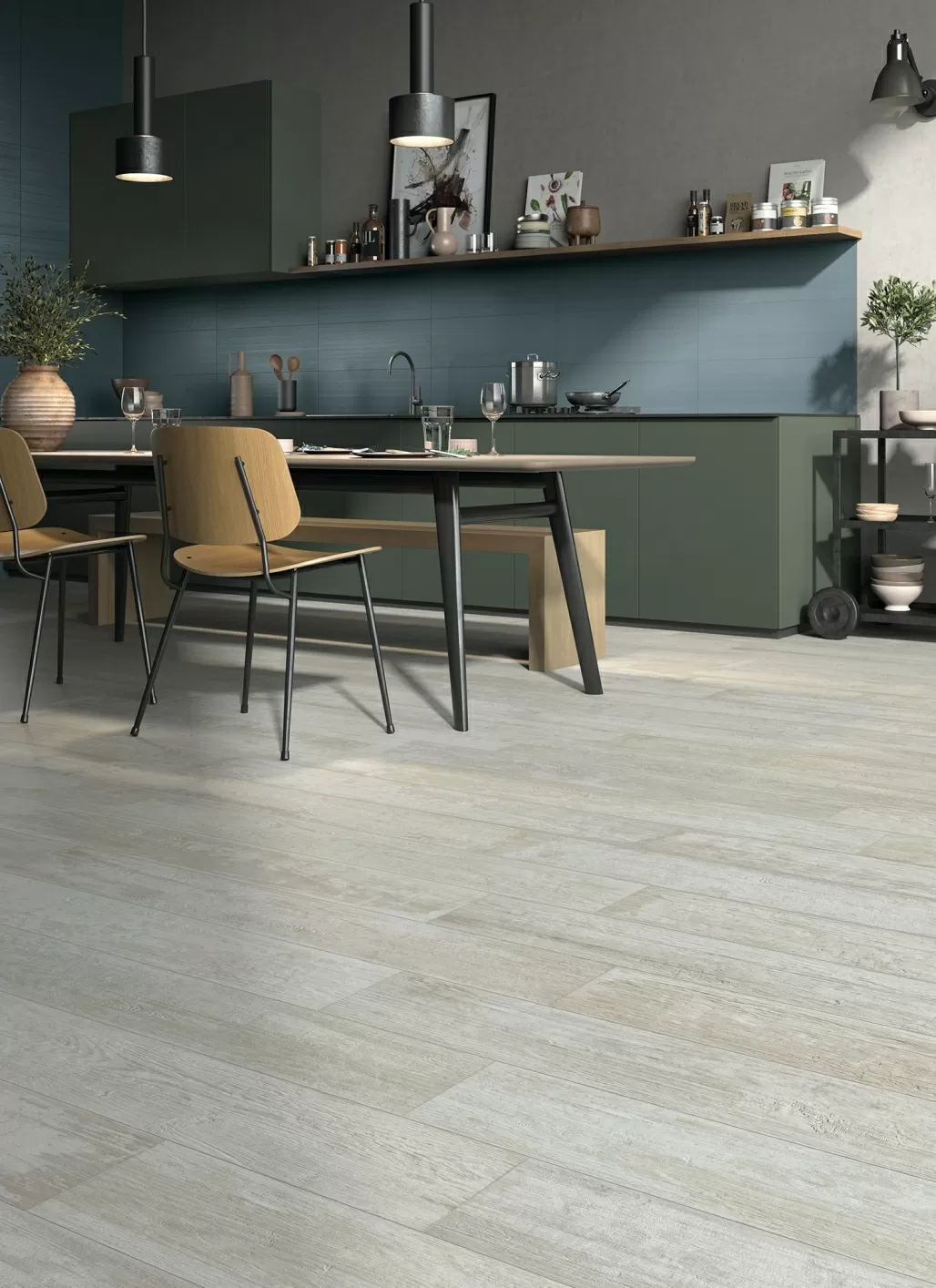 Керамогранит 610010001886 Groove Милк Нат Рет 9.5x60