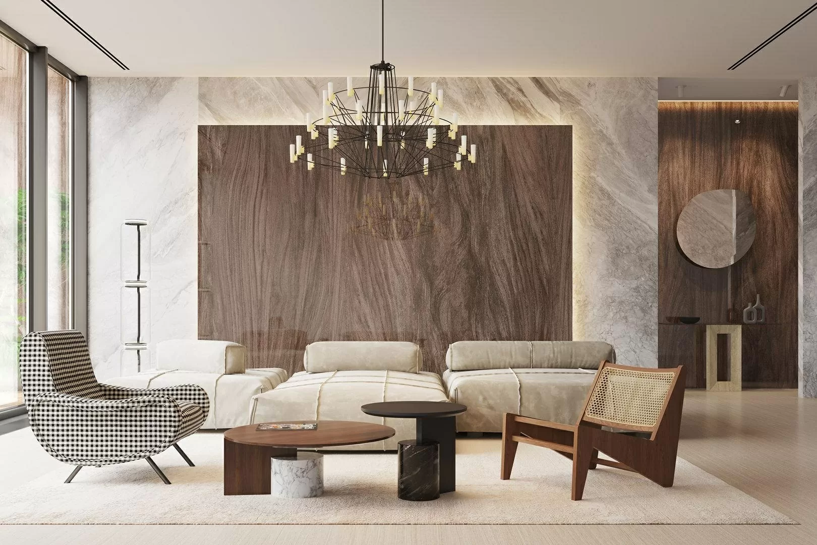 Керамогранит SG071400R6 Walnut Marrone 119.5x320х6