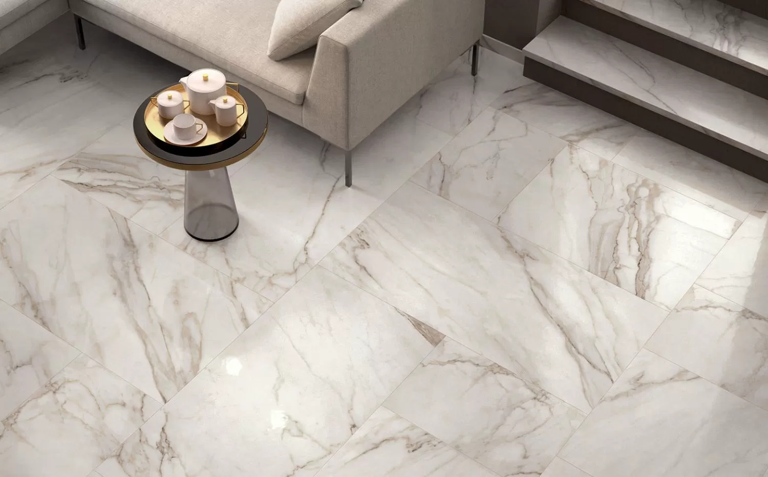 Керамогранит SP6110P SUPREME ROYAL STATUARIO ANT 60x120
